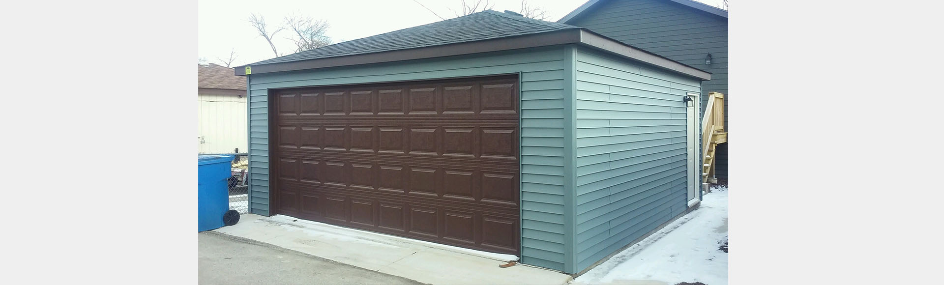 wide door garage
